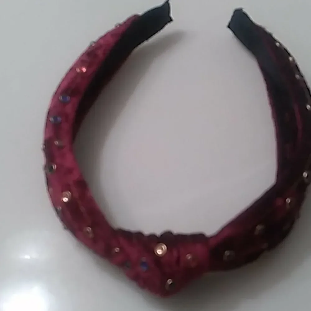 Set of Two Jeweled Headbands